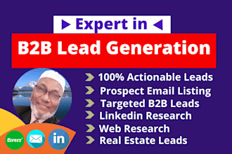 do b2b lead generation, collect linkedin leads for business
