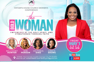 create unique church or event flyer design within 4 hours