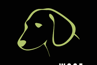 sleek yet simple dog art