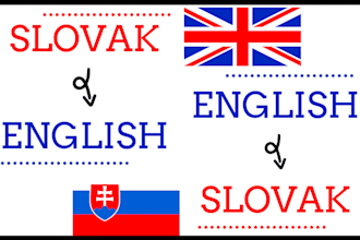 translate any document from english to slovak or vice versa