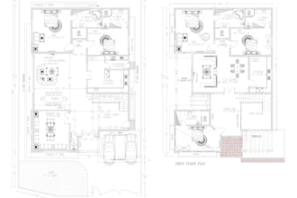 draft all types of architectural drawings in autocad