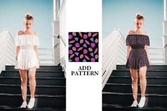 add patterns to clothing in photoshop