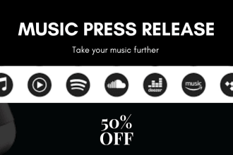 write an attention grabbing music press release
