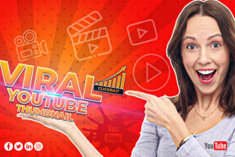 design clickbait viral youtube thumbnail