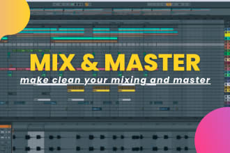 make clean your mix and master dubstep track