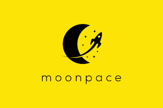 do flat minimalist tech, crypto, technology, security, and app logo design