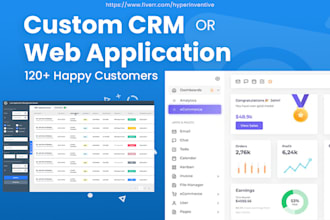 develop custom CRM web application