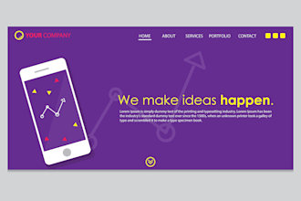 be your front end web developer