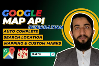 integrate google maps API into your website