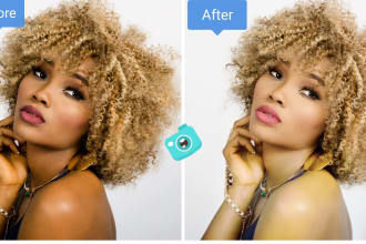 edit high end photo retouching with natural look