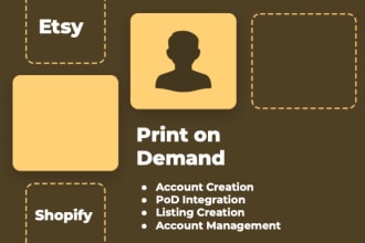 start your print on demand pod business on etsy or shopify