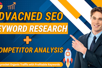 do advanced SEO keyword research and competitor analysis for your website