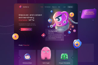 create figma web ui design for your startup