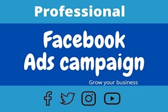 set up facebook ads campaign, fb promotion,advertising