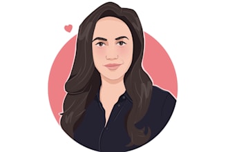 draw disney portrait, avatar cartoon of you