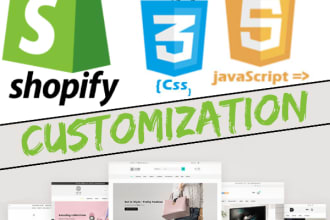 do shopify or wordpress theme customization frontend bug fix