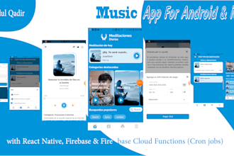 develop an ios and android app with react native