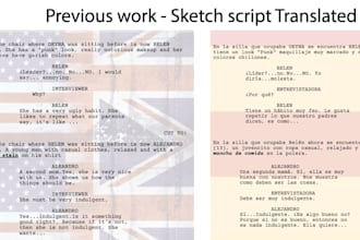 translate any doc from english to spanish and vice versa
