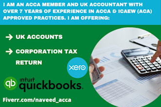 prepare and file UK company accounts and corporation tax return