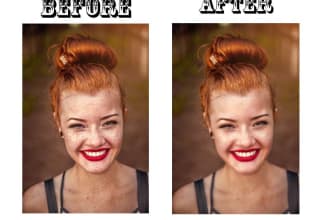 photoshop retouching and high skin retouching work