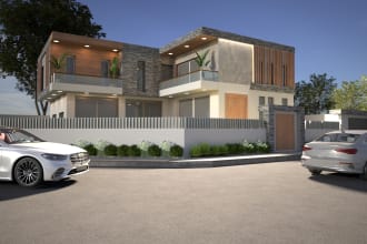 model your building in 3d using archicad, sketchup