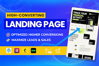 design a high converting wordpress landing page that drives sales