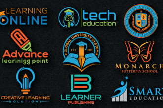 do school, college, university, academy, institute logo in 24hrs
