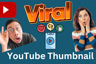 design a catchy click baiting youtube thumbnail