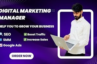 be your expert digital marketer for SEO, SMM, PPC