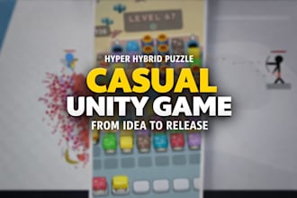develop hyper casual puzzle mobile games for android