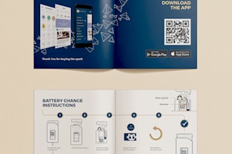 design booklet, user guide, instruction manual, and PDF