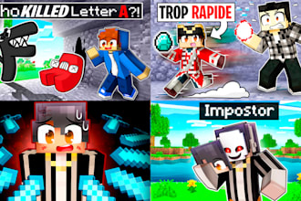go make one minecraft thumbnail for you