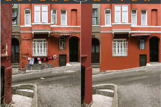 do real estate photo retouching, remove objects in photoshop