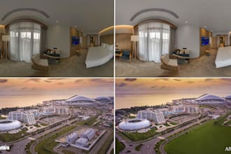 do real estate photo retouching, remove objects in photoshop