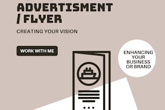 create a custom flyer or ad for your brand