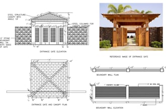 create 2d plans sections and elevations