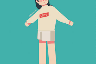 make vector avatar for you