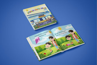 do children book formatting and layout design