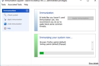 free your laptop from virus and malwares
