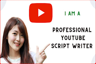be videoscript writer or youtube script