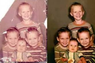 photo restore and old photo colorize