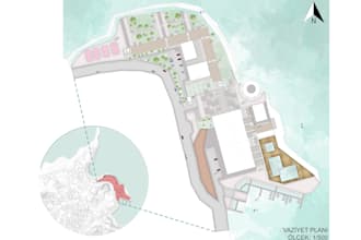 do the master plan and architectural site plan rendering