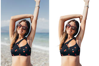 professionally remove background from image,cut out photos