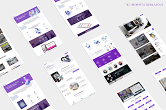 design the website layouts