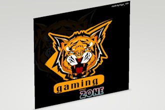 make a 3d gaming logo for gamers