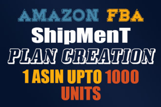 create amazon fba shipments plan and manage inventory shipping label