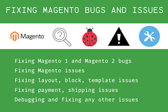 help you fix the magento, wordpress or laravel bug