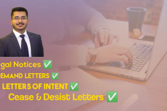 expertly write legal notices and demand letters
