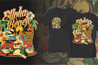 create tshirt design artwork