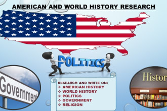 do american history, world history, government, and political science task